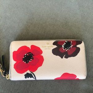 Kate Space Hyde Lane Poppy Continental Wallet